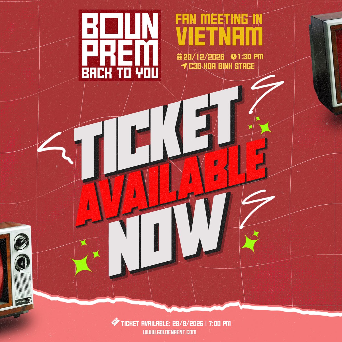 GoldenAVietNam's tweet photo. Game on!!

💥 https://t.co/AbjCltYAQc

#BounPremFMinVietnam
#BounPrem #BounPremBacktoVietnam
#GMMTV #GoldenAVietnam https://t.co/wn5Nmf1EBu