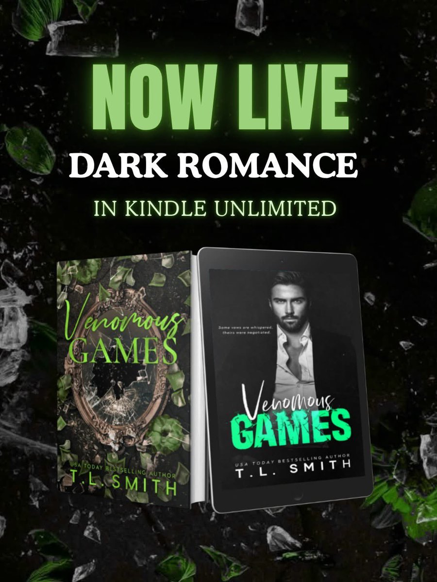 vickybooklover1's tweet photo. 🔥 𝗡𝗘𝗪 𝗥𝗘𝗟𝗘𝗔𝗦𝗘 ➜ 

Venomous Games by @LsmithT is 𝗟𝗜𝗩𝗘 #OneClick 

#DownloadFree with 𝗞𝗶𝗻𝗱𝗹𝗲 𝗨𝗻𝗹𝗶𝗺𝗶𝘁𝗲𝗱
➜ https://t.co/FH4VBH4mFW

@EJBookPromos https://t.co/WUVK2jPLFE