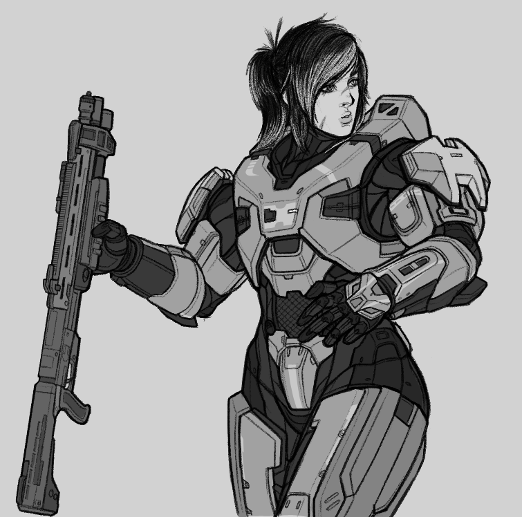 PickledGear's tweet photo. B009 Wasp Later Years armor p1. https://t.co/Z1paJJSjS2
