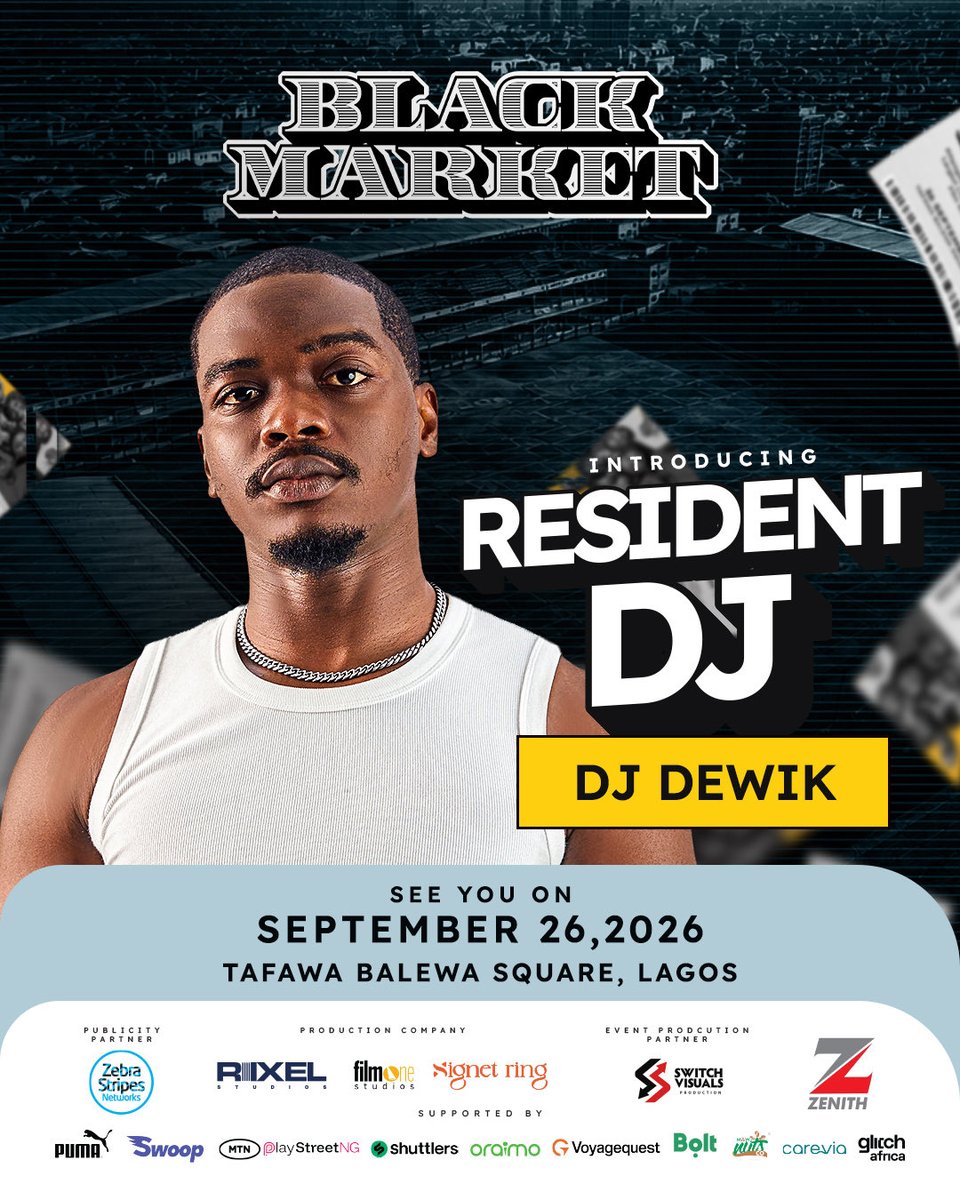 Switchvisuals_'s tweet photo. 🎧 THE VIBES ARE HANDLED! 🔥

Our resident DJ, DJ Dewik, is taking over the decks at Black Market this Saturday! 😮‍💨

September 26. TBS. Come ready to catch a vibe! 🥳

#WatchBlackMarket #SwitchVisuals #GWR https://t.co/9GDwsn6PFF