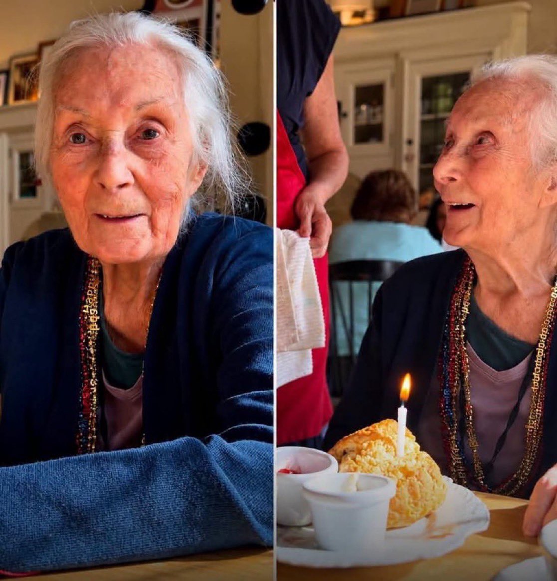 SpideyNewsFR's tweet photo. Une photo de Rosemary Harris célébrant ses 99 ans a été partagée ! 🥹 https://t.co/fOOerow80J