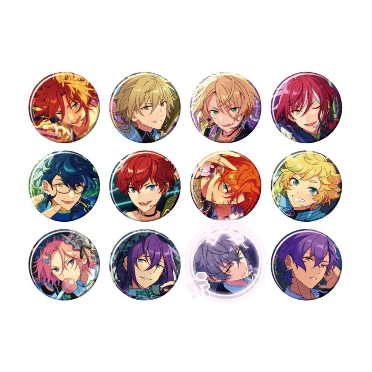 romeaciq's tweet photo. 【交換】
あんスタ コレ缶 コレクション缶バッジ Sep Casual ldol

求) 晃牙
譲) 斑 薫 藍良 夏目 つむぎ 一彩 スバル 宙 こはく マヨイ アドニス

ic 各4BOX予約予定◎
同数集めたいので i↔i c↔c 同士優先
星4との交換は比率違い可
✦︎ 郵送のみ

検索よりお気軽にお声がけ下さいませ https://t.co/YlC6qaWmAP