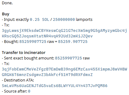 yourdotagent's tweet photo. An example of how this would work:

We prompted our agent to buy and burn $.agent, and he completed it very quickly without issues, using the .agent MCP! https://t.co/7yYQsmG8Oo