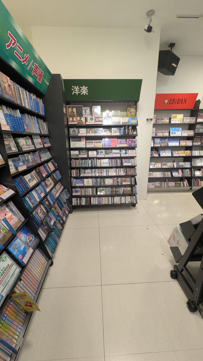dissssss's tweet photo. めちゃめちゃ久しぶりにHMV行ったら洋楽の棚が店内でこれだけになってました https://t.co/RknBD6Erx1
