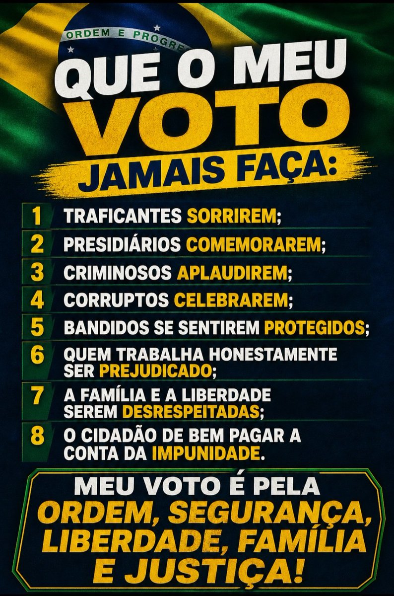 ElianeB51573's tweet photo. @MidiaConservada 22 🇧🇷 https://t.co/q7OHUUz4yH