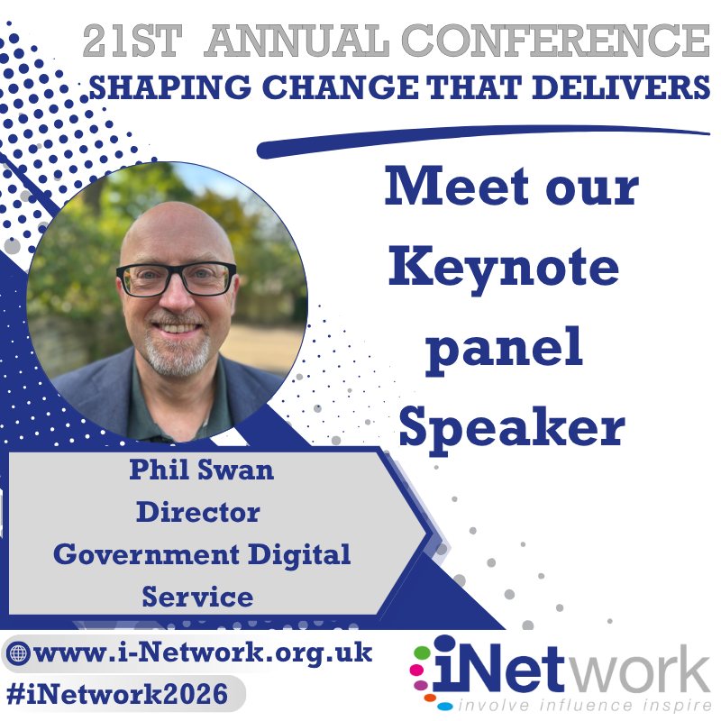 theinetwork's tweet photo. We are very excited to have Phil Swan join us at the Annual Conference this November!

Join us in Manchester to hear Phil’s perspective on how we can continue to strengthen and improve public services. 

Tickets are free for anyone in the public sector: https://t.co/JVL99OXeov https://t.co/PWHukx3vqA