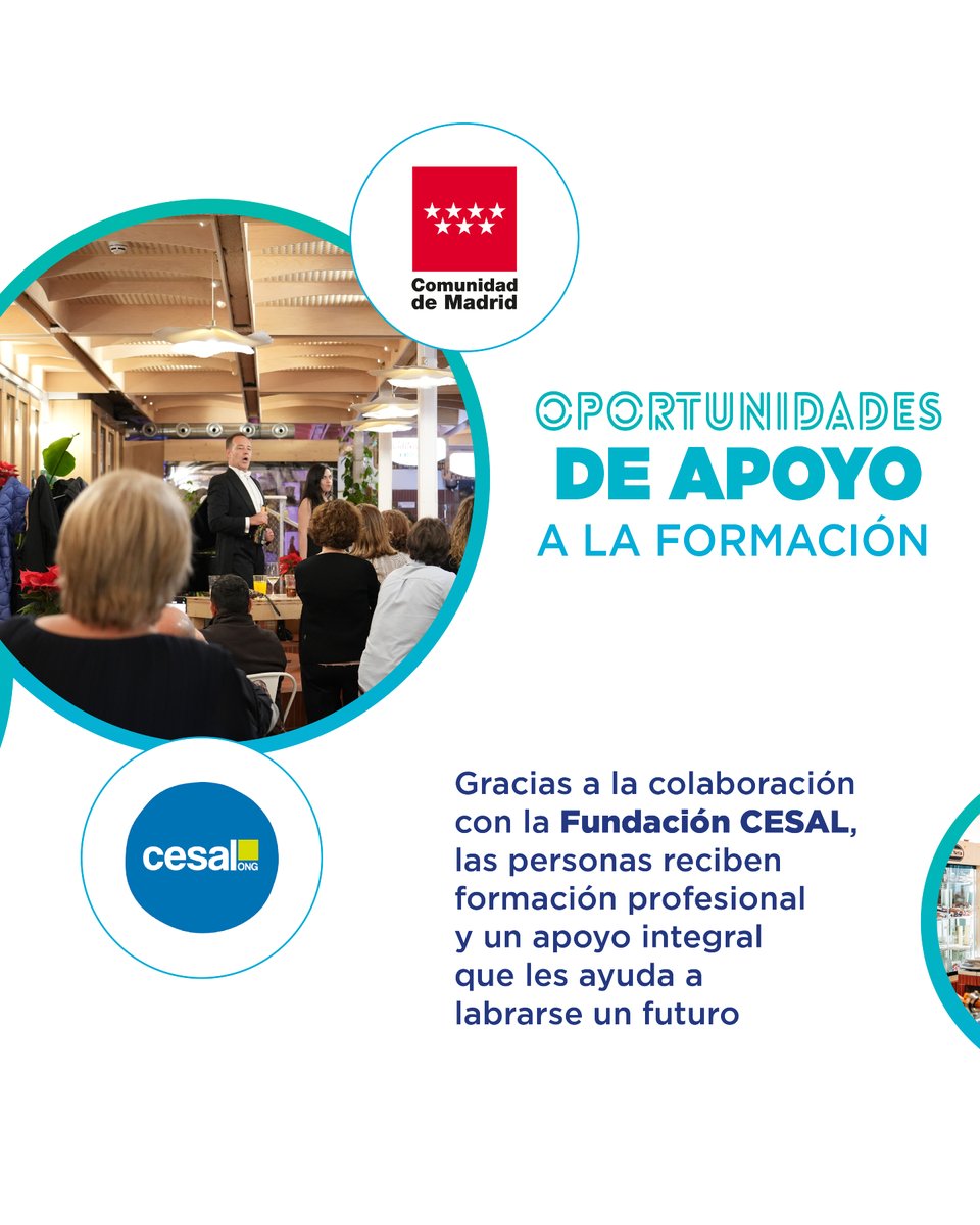 SaintGobainES's tweet photo. El Mercado Escuela de San Cristóbal ya ha formado a 240 personas y alcanza un 80% de inserción laboral inmediata. Un proyecto junto a @CesalOng y Mara Macarrón Juárez que transforma vidas a través de la formación y el empleo.

#REimaginaConSaintGobain #MakingTheWorldABetterHome https://t.co/RM3wV4M45U