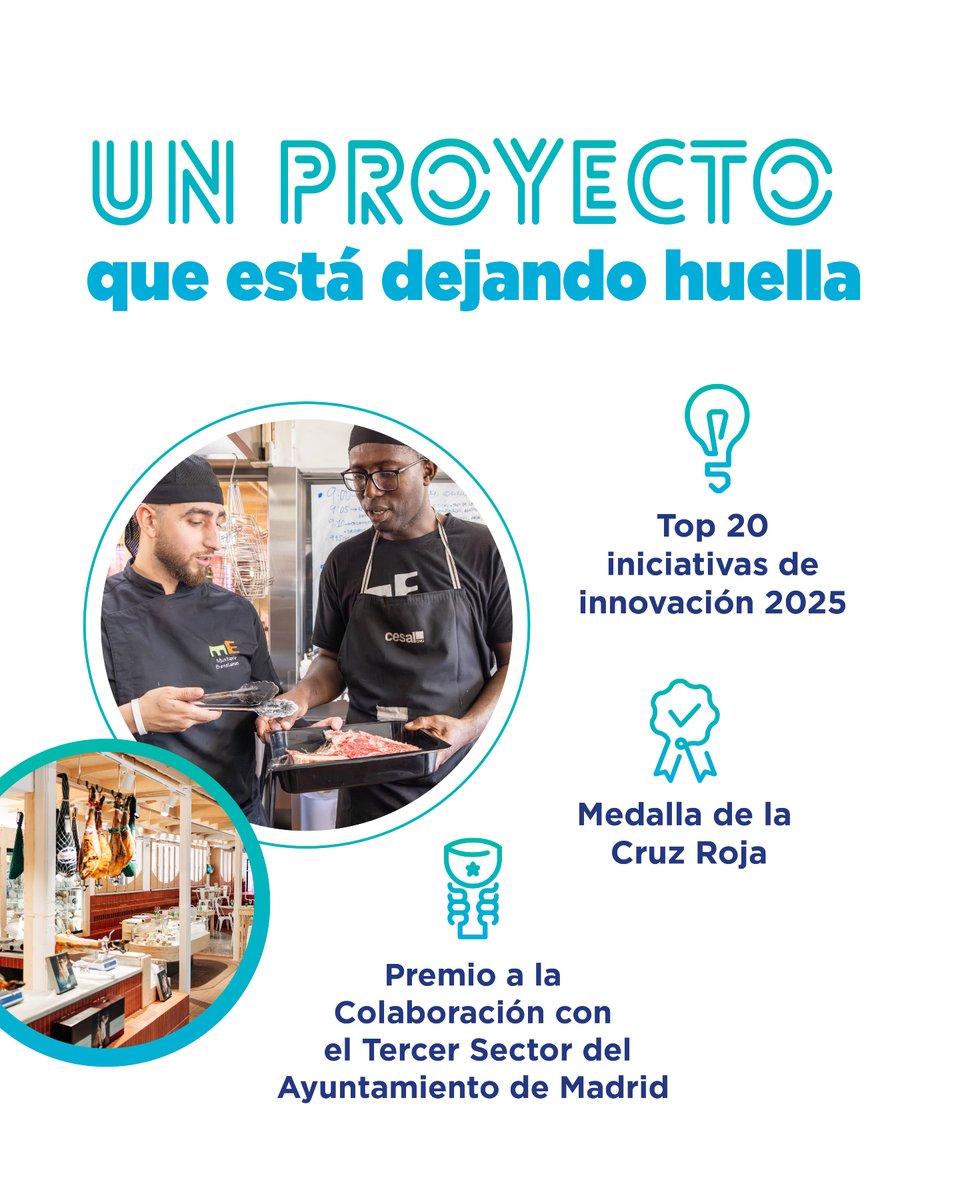 SaintGobainES's tweet photo. El Mercado Escuela de San Cristóbal ya ha formado a 240 personas y alcanza un 80% de inserción laboral inmediata. Un proyecto junto a @CesalOng y Mara Macarrón Juárez que transforma vidas a través de la formación y el empleo.

#REimaginaConSaintGobain #MakingTheWorldABetterHome https://t.co/RM3wV4M45U