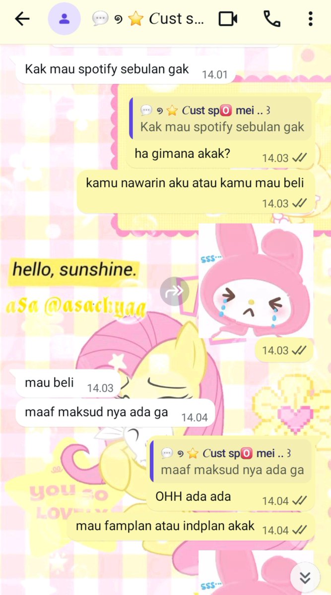 bbrowniecookie's tweet photo. HNR CUST❗+62 857-7273-2464 
disclaimer dulu! aku sebelumnya belum tau harga pasaran disini iaa!

dia otak Atik pembayaran spotify dan tidak ingin ganti rugi! ceritanya ditanggal 28 AGUSTUS dia beli spotify indplan di aku katanya buat temen nya, semuanya aman aja sampai tangal 31 https://t.co/Rt2bzo4Y6x