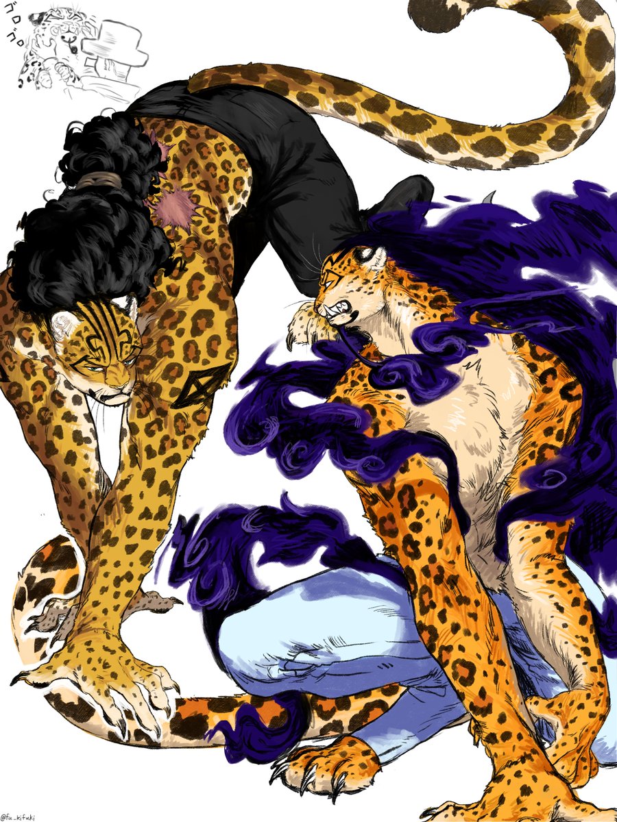 fu_kifuki's tweet photo. 人獣🐆さんはいいぞ！！！ https://t.co/uTTVUEVONn