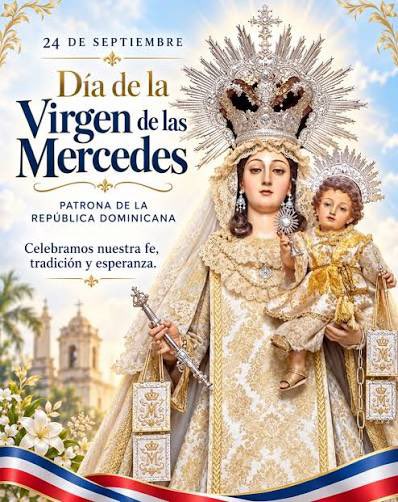 lahill02's tweet photo. Buenos días, que la virgen de las Mercedes nos acompañe y nos proteja siempre a todos. Feliz y bendecido 🙌🏻🙏🇩🇴❤️ https://t.co/VAdbCIGkYh