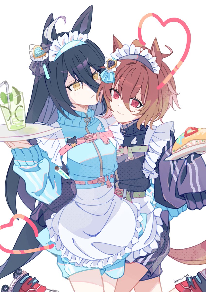 kuro__sato_'s tweet photo. #ウマ娘 #カフェタキ
저지 메이드 카페타키💙💚 https://t.co/wJ4qVg83r8