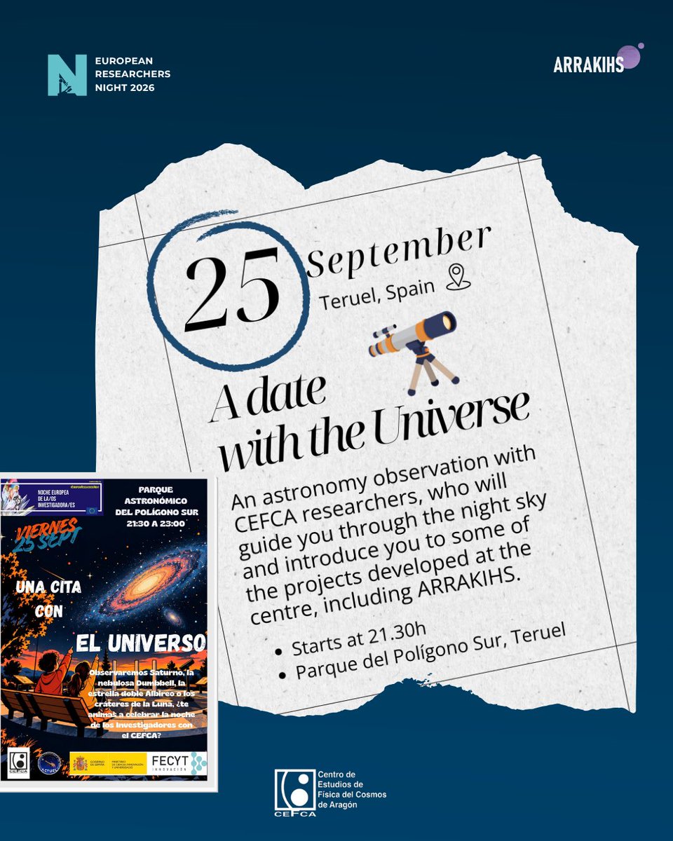 ARRAKIHS's tweet photo. ARRAKIHS at #ERN2026
Are you going to come? 🧩🔭 https://t.co/KcZHc7mGzh