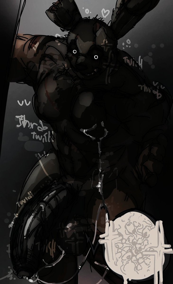 SPRINGLOKEDHARE's tweet photo. Its been a 𝙃𝘼𝙍𝘿 week for the rabbit
.
With no one around to help him drain his 𝙁𝘼𝙏 𝙂𝙄𝙍𝙏𝙃𝙔 Balls ⛧ he would soon fall into sickness ⛧ But it was Monday, new nightguard will arrive
.
And he will not waste time on find him
.
                       ' 𝙄 𝙎𝙀𝙀 𝙔𝙊𝙐 ' https://t.co/Safrxom4M4
