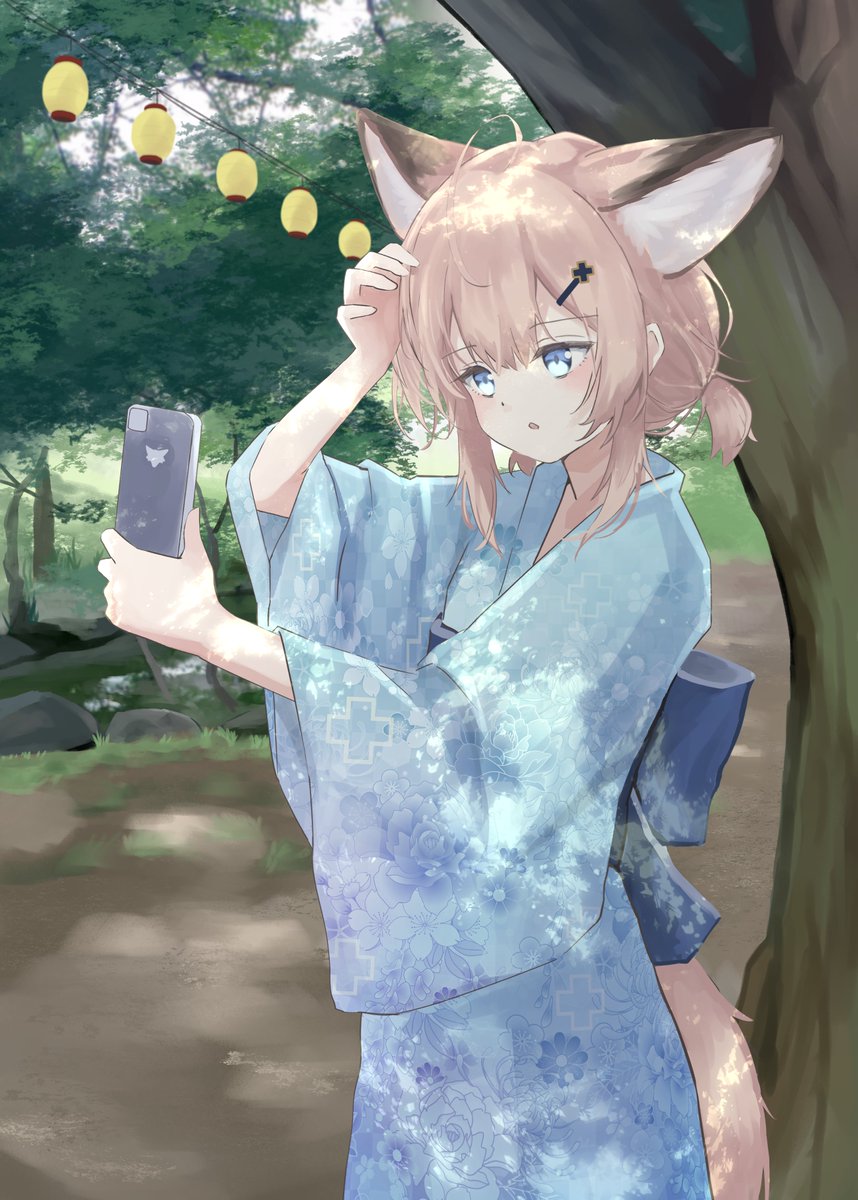 genzyaku's tweet photo. お祭りの前🦊 https://t.co/VtR4EBi6Ew