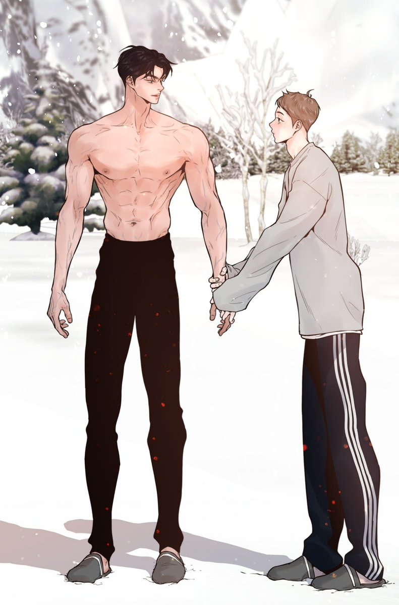 Pinkunicornn_02's tweet photo. The omega is tall, but the alpha is taller, and I think the height difference is so cute 🤭 https://t.co/e8QDf8Y43R