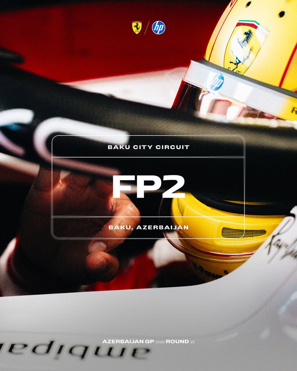 ScuderiaFerrari's tweet photo. More to learn in Azerbaijan 🇦🇿 https://t.co/ZiStBEUDkg