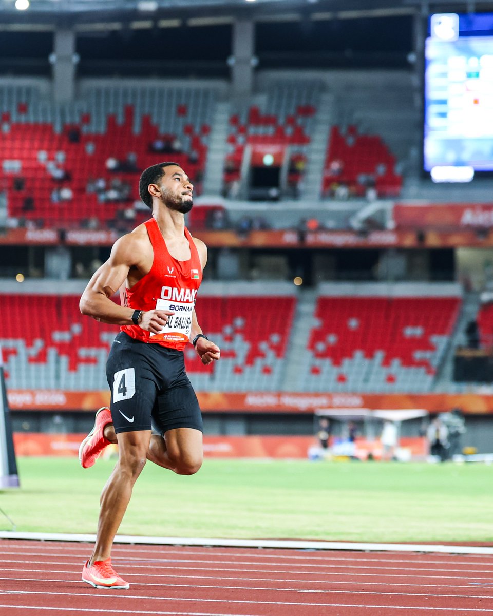 OmanOlympics's tweet photo. 📸| تأهل لاعبا منتخبنا الوطني لألعاب القوى علي البلوشي وملهم البلوشي إلى الدور نصف النهائي في سباق 100 متر للرجال، بعد تصدّرهما مجموعتيهما ضمن منافسات دورة الألعاب الآسيوية الـ20. 🇴🇲🏃🏻‍♂️

#ناغويا2026 | #AichiNagoya2026 https://t.co/seGdAUqLVY
