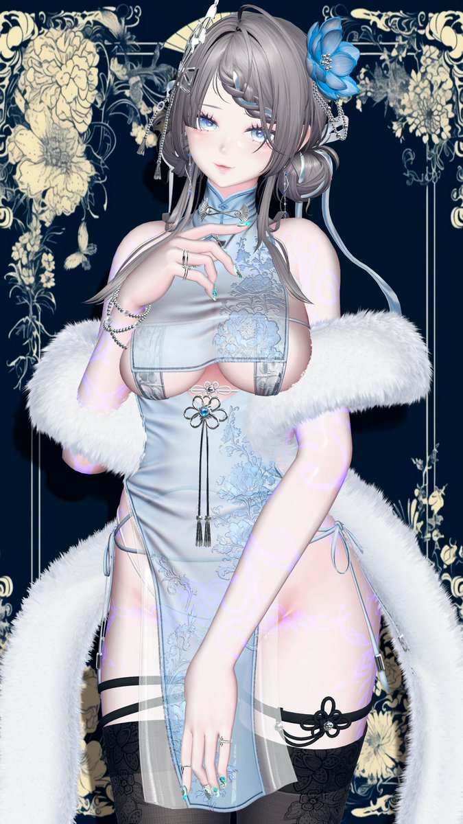 JIROKEN_VRC's tweet photo. えっどいチャイナ服頂きました！！

個人的にぶっ刺さってます♡

好き？

ギフト: @PR1Nchoco 
ちょこちゃんありがとう♪

#VRChat 
#海咲3D
#FOXYPLAY3D https://t.co/6woRT5Mycs