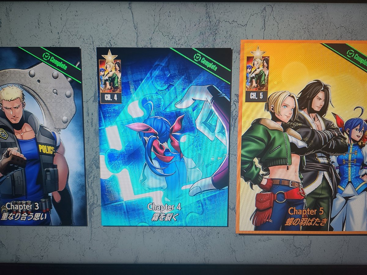 TERRY_BOGARD_07's tweet photo. ストーリーの次は
WOLVE'S DESTINYをやって
ｲｸｿﾞｰ!✊😃
今回メインストーリーに絡むのはこの3キャラって���ね😍
今回の黒幕に冤罪を掛けられる兄妹と、その証拠集めに奔走するマリー
果たして冤罪の無実を証明出来るのか？😵
先程無事にMary's Reportの全ルートクリアやったぜ！😍🙌 https://t.co/l5aTAcCKuC