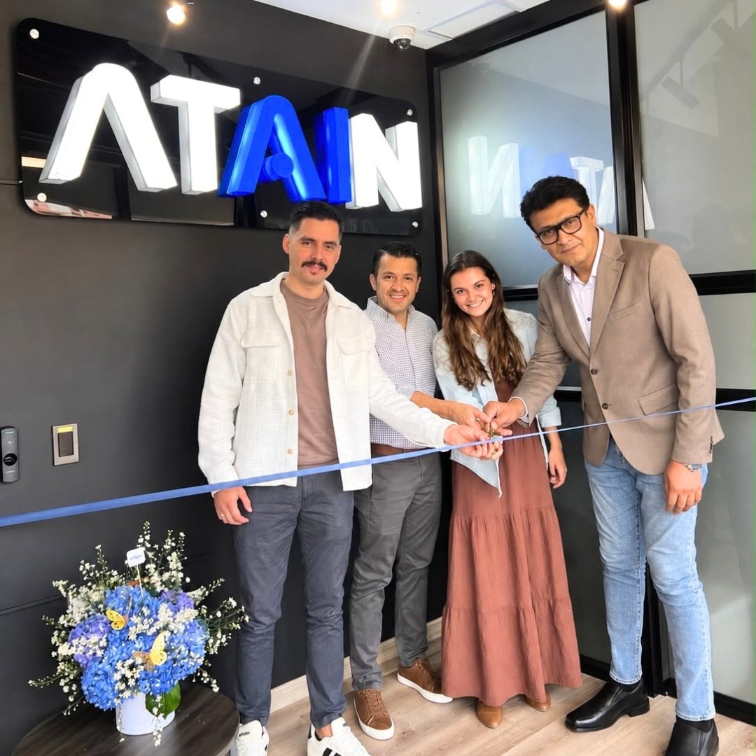 Go_Atain's tweet photo. We’re excited to welcome our #Medellín team to their new office; a space designed for collaboration, connection, and the ideas that move us forward. As we grow our presence in #Colombia, we’re creating more room to connect with our people, our clients, &amp; what’s next.

#Atain https://t.co/h1lRQFxbRX