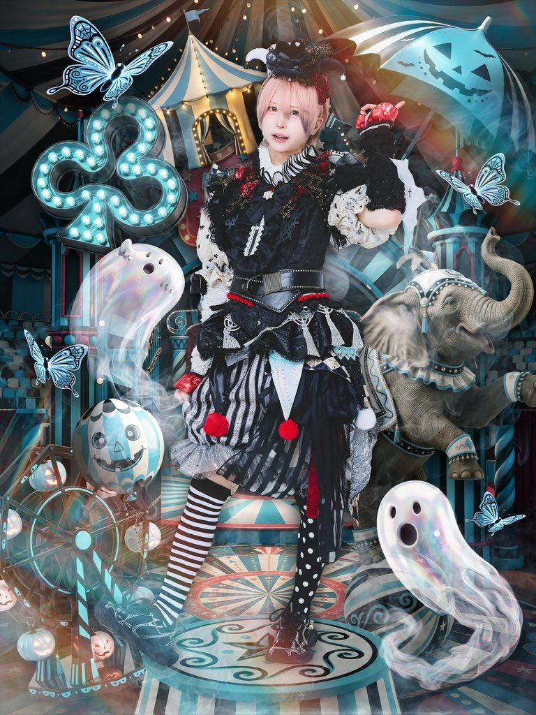 hlhr_info's tweet photo. ✦・・┈┈┈・・✦・・┈┈┈・・✦

〖 アー写公開 〗

👻てん ❨ @hlhr_ten ❩
𝐂𝐎𝐋𝐎𝐑：🩵

『Trick or Ten？ ♡♡♡』

✦・・┈┈┈・・✦・・┈┈┈・・✦

#ホローホログラム
#ホロホロ https://t.co/XVTVFNtl5X