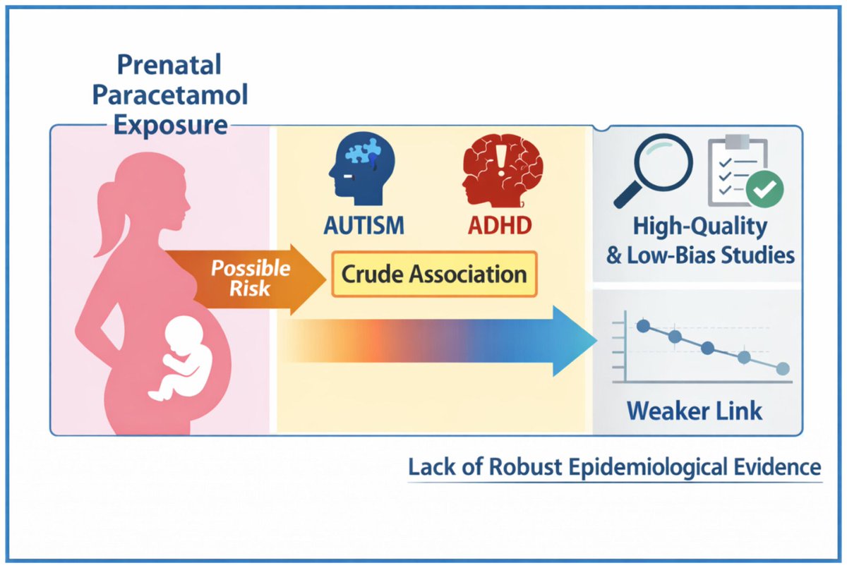 mackeithpress's tweet photo. In the news 📰 

New review on prenatal exposure to paracetamol and the risk of autism and attention-deficit/hyperactivity disorder

#paracetamol #autism #ADHD

https://t.co/LQ9iGCQ1D9 https://t.co/moRI9cWtP9