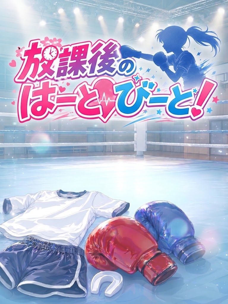 Milka_BX's tweet photo. 放課後のはーとびーと！第４話【兆し】
 pixivに投稿しました！ 
 『奈々���よろしくねっ！』
前に立つのは快活なクラスメイト・紗矢。甘美な快感が交錯する激闘の中、澄花との再戦へと繋がる『兆し』が芽生える――！
https://t.co/IBfRH8HO8h
シリーズ一覧 
 https://t.co/jLhTVCbUFQ 
#女子ボクシング https://t.co/0juBkWpD4b