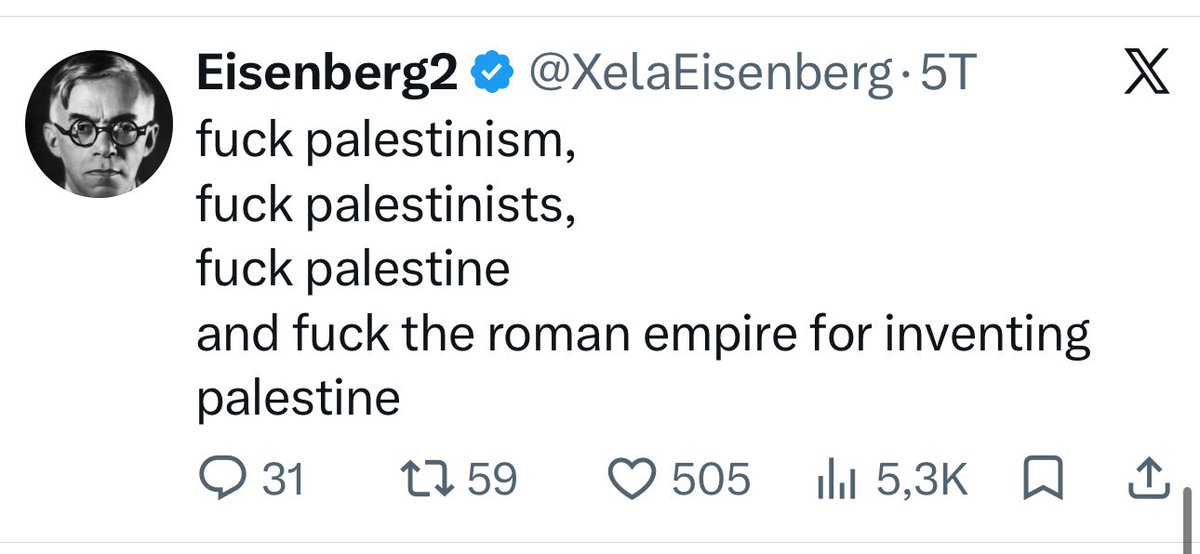 Rimmilov's tweet photo. @thomson_free Wenn eine Seite immer zu 100 % im Recht und die andere zu 100 % schuldig sein soll, ist das keine differenzierte Betrachtung mehr, sondern Schwarz-Weiß-Denken.
Wer gibt @XelaEisenberg eigentlich das Recht, Palästinenser derart pauschal abzuwerten?
#Muslimfeind
#Islamfeind https://t.co/BE5CTfMAHC