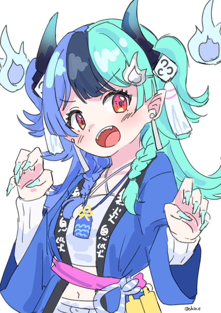 shiso_e's tweet photo. めらちゃんかわいかった～～～～！！！！！ 
#めら組絵図 https://t.co/tRsPcQRbkR
