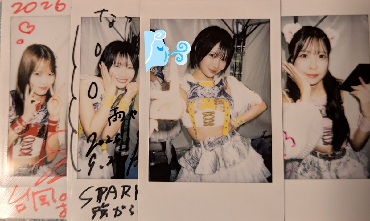 Kubikilion96's tweet photo. 強がりセンセーション@ SPARK2026
前日遠征からの前泊だったらしく、中止じゃないならやるしか！ってことだったみたい。行った身としては強セン居て心強かった😭 https://t.co/2JIhzZJQLq