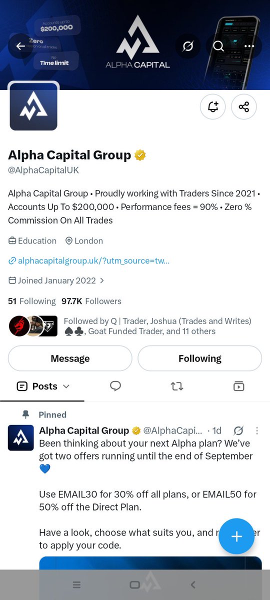 Staceyfx01's tweet photo. @AminuIbrahim012 @AlphaCapitalUK @KrixxBanks @AlameeenFx @I_am_Ameerfx @Gobir_FX @musman7kn @PhoenixMMXM @Aleeyou_Jr_ @MalamiTT @khalifaforex747 @khamarl__ I've followed all accounts sir🙏🏿 https://t.co/NzViW70L0l