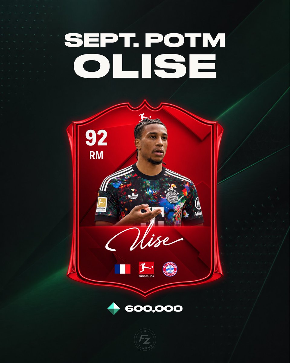 FUTzinkus's tweet photo. September Player of the Month is heating up 🔥 That Olise will be a monster

#eafc #fc27 #fc https://t.co/LANpfsDsy4