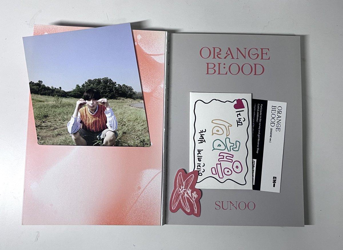 rain_inmyhateu's tweet photo. ✶ wts / ready to ship‧+˚♡

อัลบั้มเปล่า/พร้อมส่ง album engene ver.🍥 ของครบ

sunoo🪽
Price 80 บาท รวมส่ง 𓏲 ࣪₊♡ ❗️
<orange blood>

สอบถาม/ดูเพิ่มเติม dm💌
#ตลาดนัดenhypen 
#ตลาดนัดเอนไฮเพน #ตลาดนัดเอนไก่ https://t.co/oni7U7qIAp