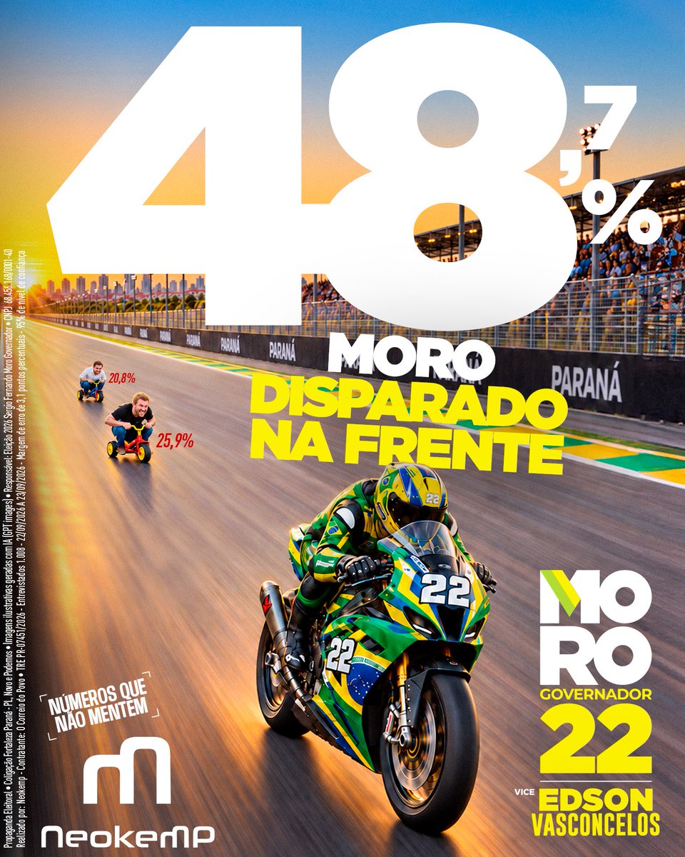 SF_Moro's tweet photo. Mais uma pesquisa, mais uma liderança.
Obrigado, Paraná. https://t.co/LGE2X5N7IP