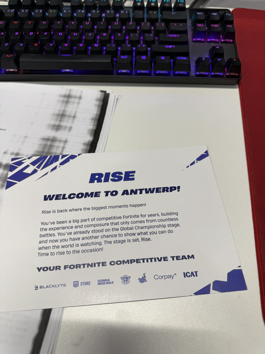 RiseFn's tweet photo. Streams Back After LAN🇧🇪 https://t.co/GEh6rvYJoS