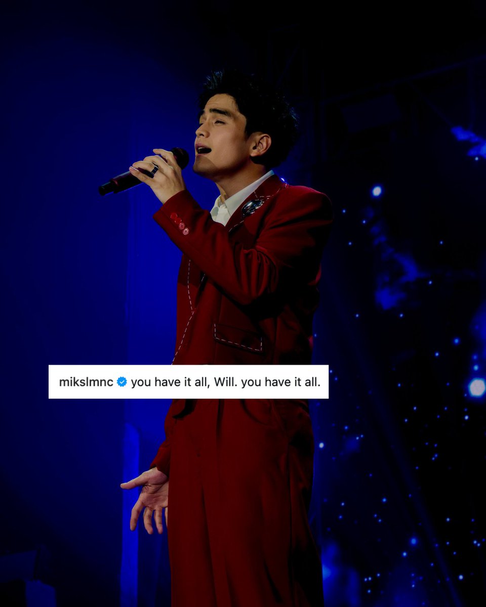 gmanetwork's tweet photo. Mika Salamanca drops a sweet comment in support of Will Ashley's recent album launch! ❤️ 

📷: #WillAshley via Instagram https://t.co/1inOBGZywI