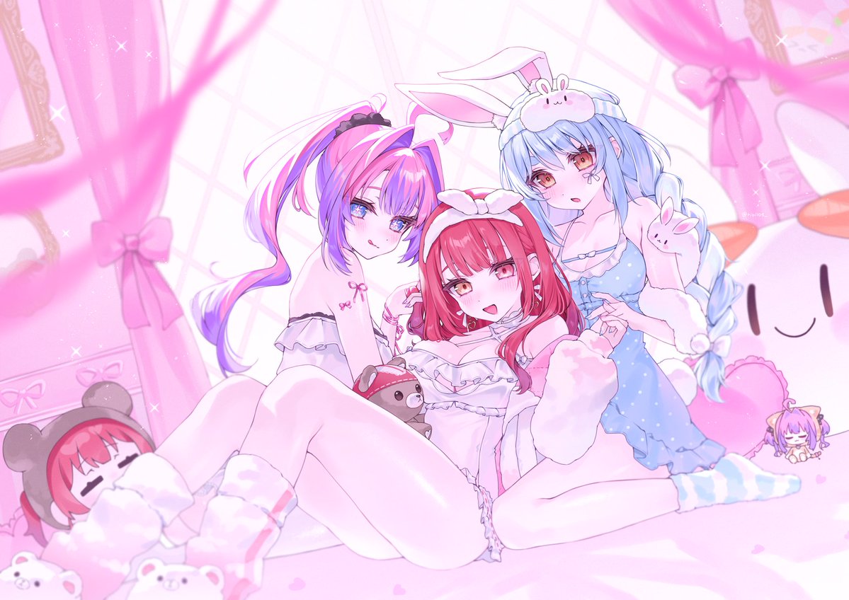 rio1105_'s tweet photo. 夢でお泊まり会
#マリンのお宝 #ヴィヴィメイク #ぺこらーと https://t.co/zygwYjiSNs
