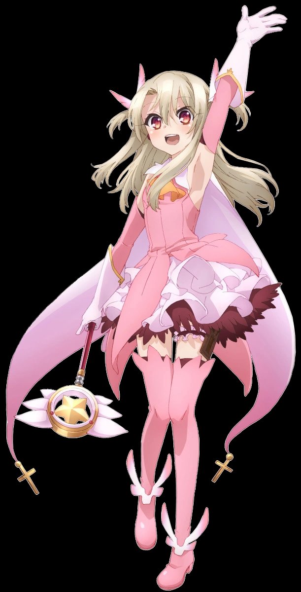 Sayrux20's tweet photo. @Hk_fabio1 @KagariHitotsu left the adult version (18yo) from fate/stay night

tho she is more popular (I mostly seen people talk about this version, unless its stay night story related) in her spinoff (10yo) fate/prisma illya https://t.co/9oqmiD3fub