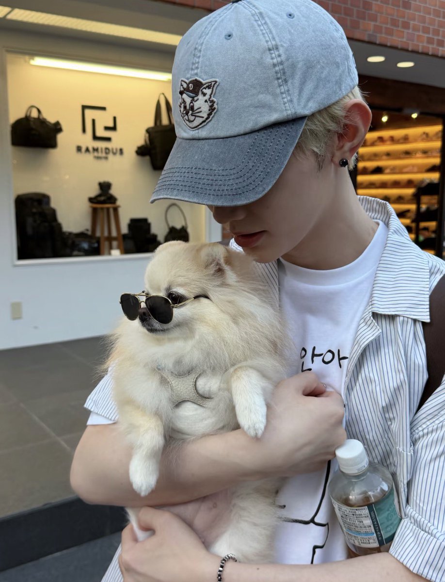 haomty's tweet photo. puppy zhang hao with another puppy 🥹 https://t.co/ox6KrU1g6x