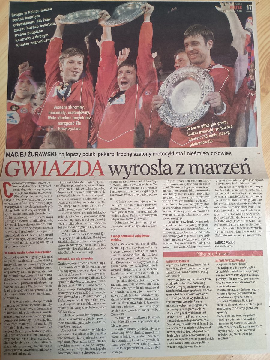 RemikBlog's tweet photo. MŻ: najlepszy polski piłkarz... 24/06/2005. https://t.co/CRzK1z6pdX