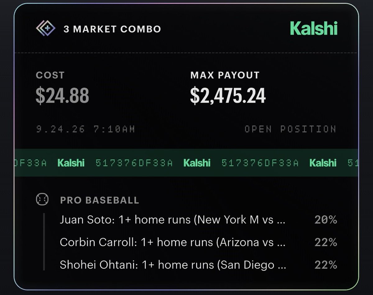 TCarmTheGoat's tweet photo. Let’s see what we can do on Kalshi https://t.co/LRkLoirJ59