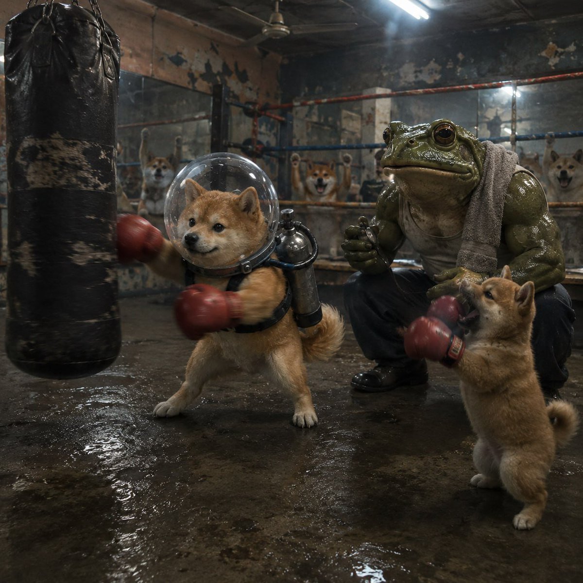 shibainu_xt's tweet photo. @Pumpfun 🥊🐕 $SHIBA INU IS TRAINING WHILE EVERYONE ELSE IS TALKING.

Bears getting punched.
Frogs coaching.
The pack getting stronger. 😂🔥
No excuses. Just build, meme, repeat.
📌 CA: h35vn1cWSuEztxLA3Gkasnoaeay5DBNzvSkaaj3pump https://t.co/ZaxmDj0uMs