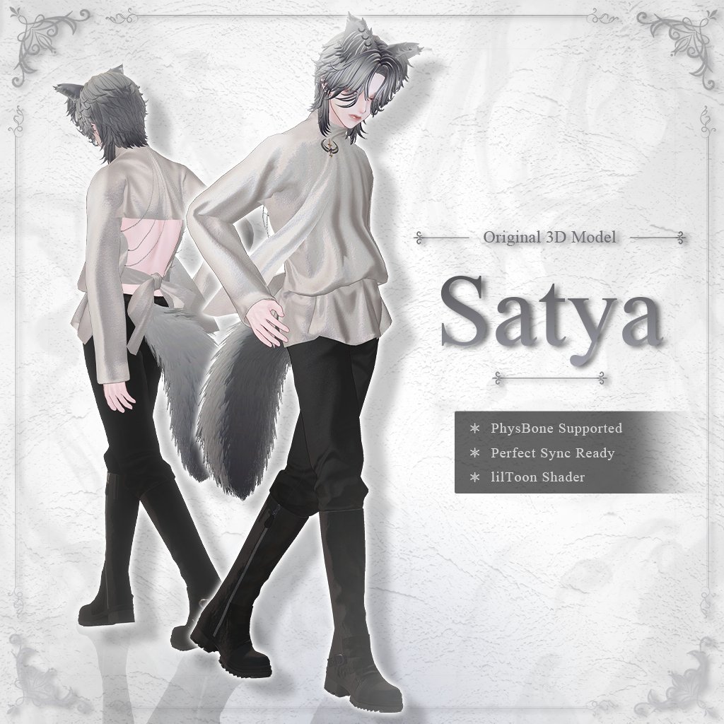 corin_dia's tweet photo. 🎁発売告知＆プレゼントキャンペーン🎁

オリジナル3Dモデル『サティヤ｜Satya』
9/25（金）発売予定

抽選で本アバターをプレゼント

▼参加方法
・フォロー
・このツイートをいいね＆RT

▼当選人数
3名＋BOOTHスキ！200ごと+1名

▼BOOTH
https://t.co/ihlSDvscD4

#VRChat #Satya3D https://t.co/9mSP9Lzcbl