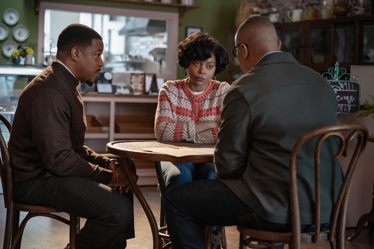 netflix's tweet photo. Taraji P. Henson stars in Give Me Some Sugah, a new film from director Tasha Smith and producers DeVon Franklin and Tyler Perry, premiering December 16.

It's based on the incredible true story of Lenore Lindsey, a Chicago bakery owner stunned by a discovery that inspires her to reclaim lost time, heal old wounds, and find purpose in life's unexpected miracles.