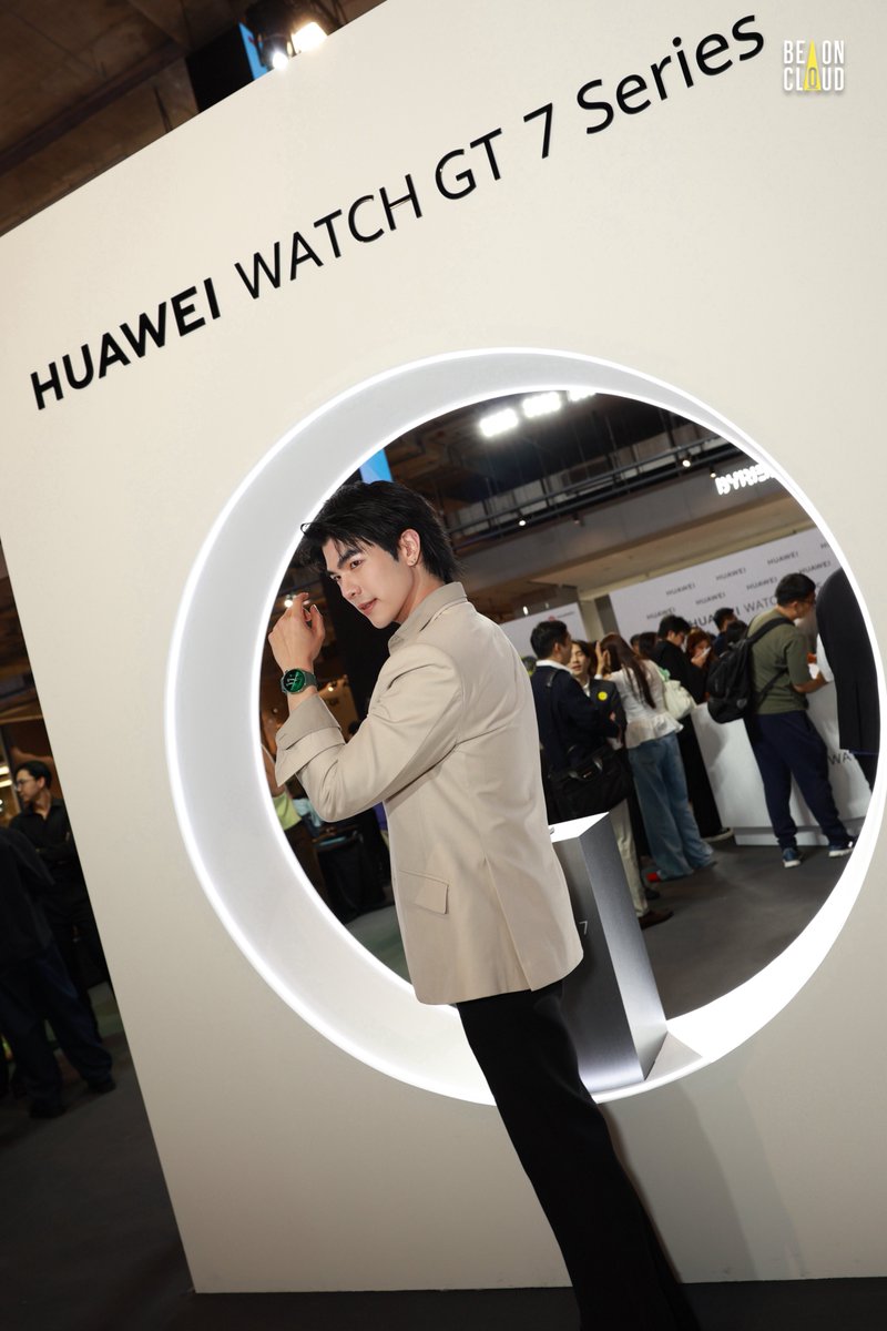 beoncloud_th's tweet photo. มาย ภาคภูมิ Celebrity of HUAWEI WATCH GT 7 Series ร่วมงาน HUAWEI WATCH GT 7 Series Launch Event ✨

HUAWEI WATCH GT 7 X Mile

#HUAWEIWatchGT7xMilePhakphum #HUAWEIWatchGT7Series #TimeForYourBest https://t.co/wOLTl7clGz