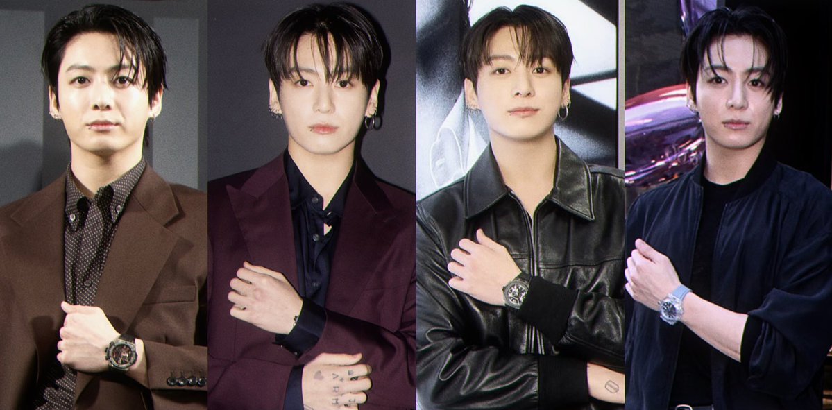 kookvtwins's tweet photo. hublot ambassador, jeon jungkook ♥︎ https://t.co/kNLwP6VTcV