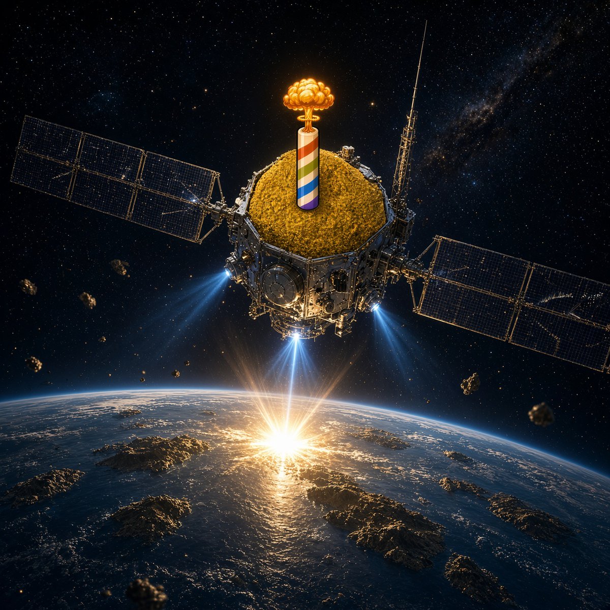yellowcakesol's tweet photo. On this day in uranium history -

September 22, 1979: the Vela Incident, when a U.S. Vela satellite recorded a double flash of light over the Indian Ocean near the Prince Edward Islands, consistent with an atmospheric nuclear detonation. https://t.co/4SZml6iBGP