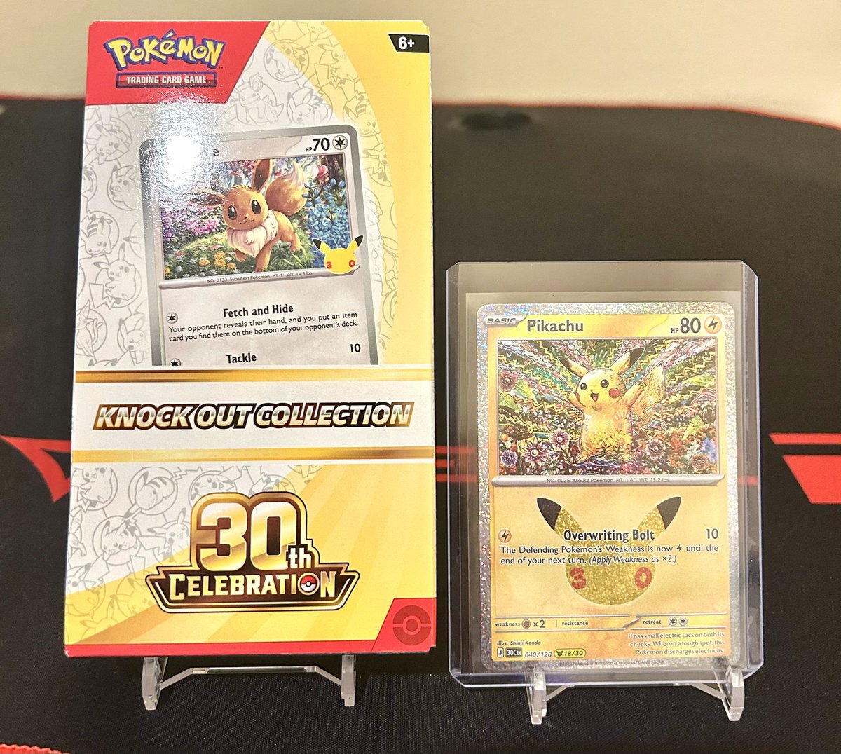 basedbear73's tweet photo. ⭐️ Pokemon 30th Giveaway! ⭐️

In celebration of Pokémon’s 30th, one winner will receive a sealed Knockout Collection and a Shinji Kanda Pikachu for free! 

Rules:
LIKE AND RT this post ❤️🔁
Follow @basedbear73 

Giveaway ends in one week on 9/29/26 at 9am PST. US entries only! https://t.co/5JfpDWXVfM
