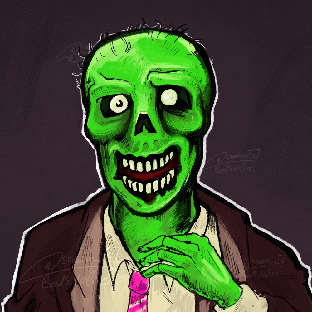 Bedsidecake's tweet photo. Some more of a “realistic” zombie, my inspiration was like old Halloween comics style 

#pvz #pvzfanart #pvzzombie #zombiepvz https://t.co/t8LegvQwEs